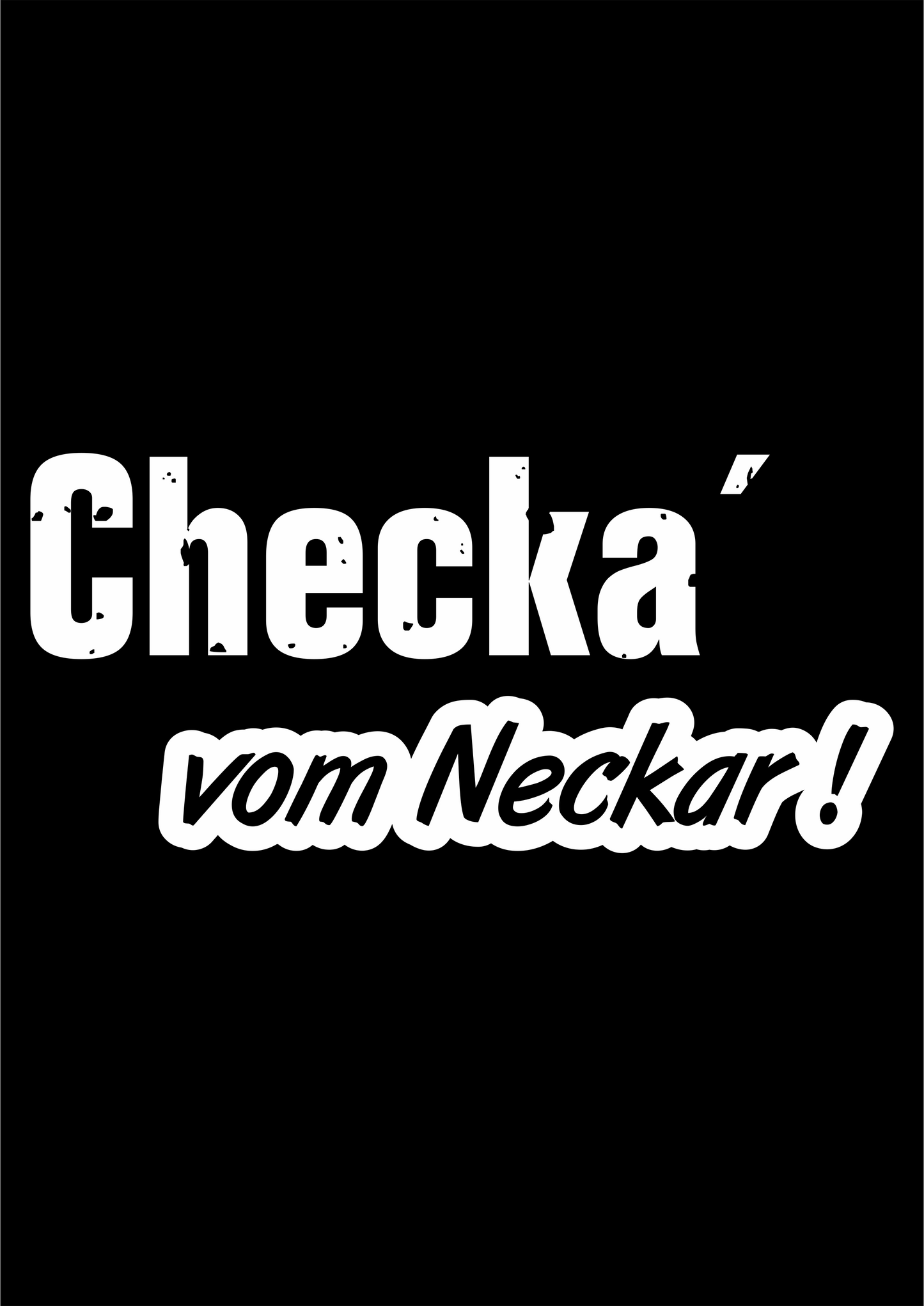 T-Shirt Checker vom Neckar