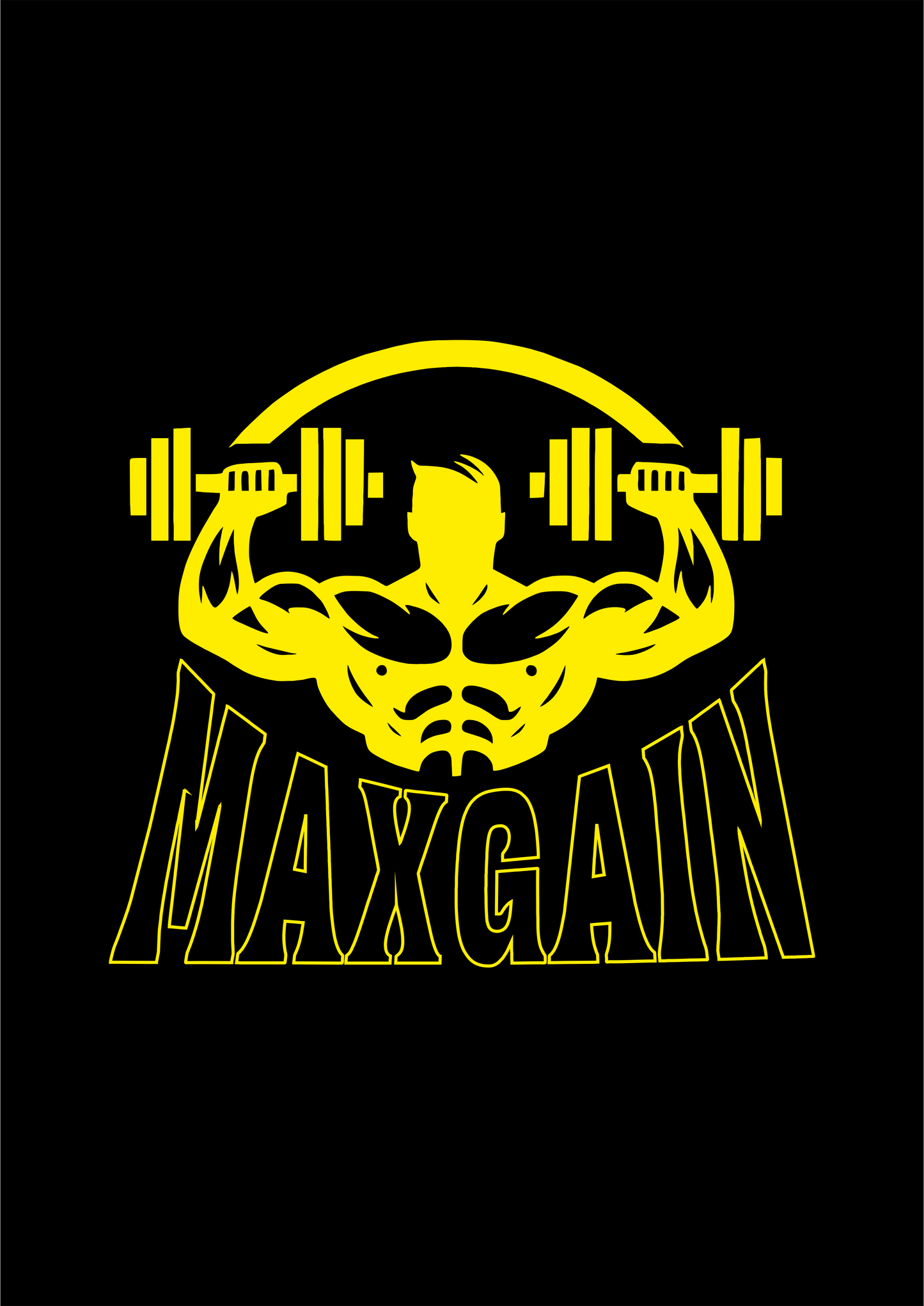 T-Shirt Fitness, Bodybuilding, MaxGain