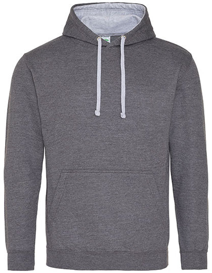 HOODIE / Kapuzenpullover CHARCOAL - HEATHER GREY