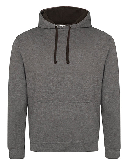 HOODIE / Kapuzenpullover CHARCOAL - JET BLACK