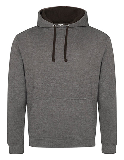 HOODIE / Kapuzenpullover CHARCOAL - JET BLACK